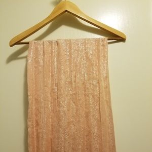 Shiny Peach Scarf - CLEARANCE!